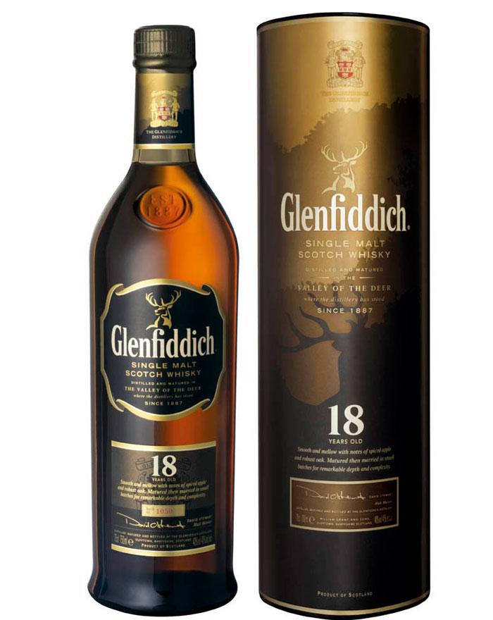 Glenfiddich 18 år Single Speyside Malt Whisky 40