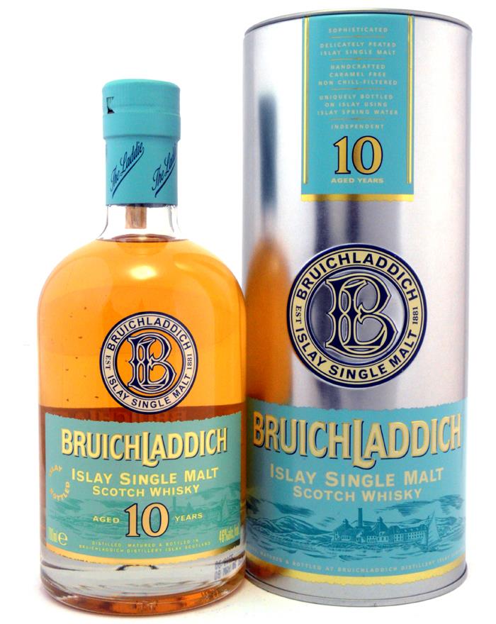 Bruichladdich 10 Year Old Single Islay Malt Whisky 46