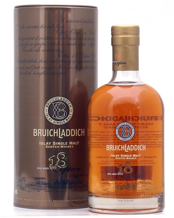 Bruichladdich 18 år Single Islay Malt Whisky 46