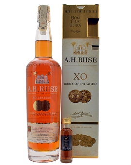 A.H. Riise XO 1888 Copenhagen Medal Spirit Drink 70 cl 40% inkl. 2 cl Sample NPU Very Rare Spirit Drink