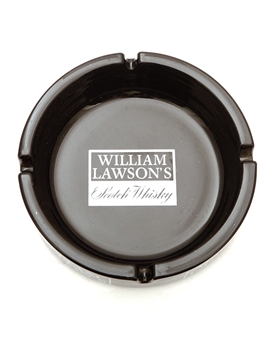 Askebæger med William Lawsons whiskylogo 1