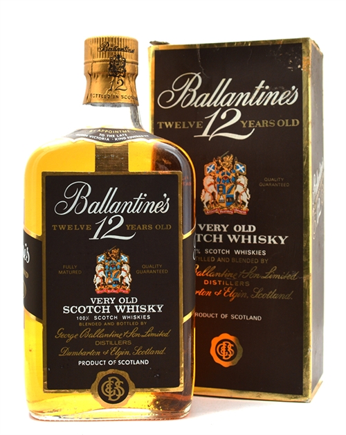 Ballantines 12 år Very Old Blended Scotch Whisky 70 cl 43%