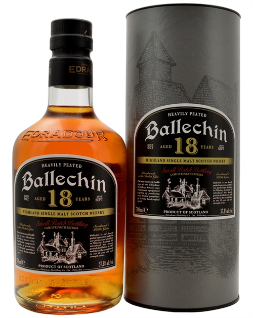 Edradour Ballechin 18 år 2006/2024 Highland Single Malt Scotch Whisky 70 cl 57,8%