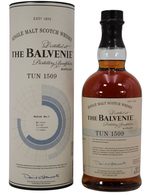 Balvenie Tun 1509 Batch 7 Single Speyside Malt Whisky 70 cl 