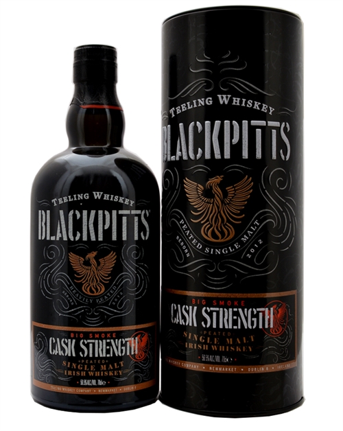 Teeling Blackpitts Big Smoke Cask Strength Peated Irish Single Malt Whiskey 