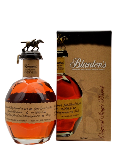 Blantons Original Single Barrel 93 proof 2022 Kentucky Straight Bourbon Whiskey