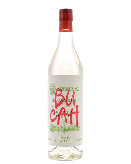 Bucah Pomegranate Flavored Italiensk Sambuca Likør 70 cl 38%