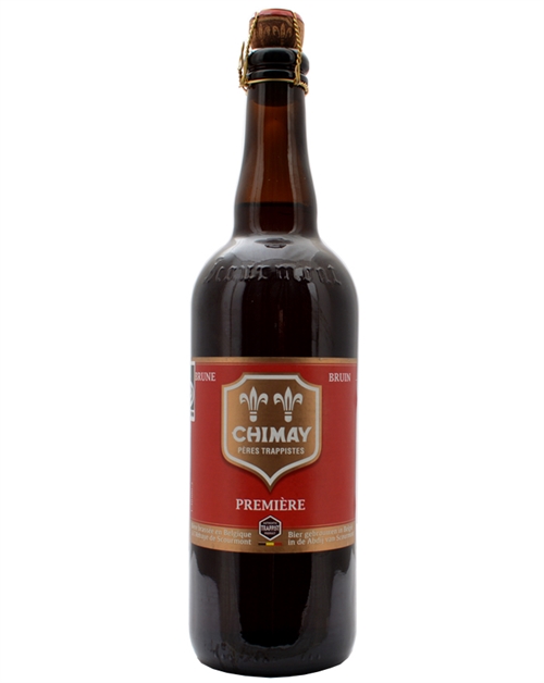 Chimay Peres Trappistes Premiere Bruin Specialøl 75 cl 7%