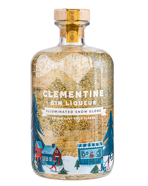 Clementine Gin Liqueur Illuminated Snow Globe