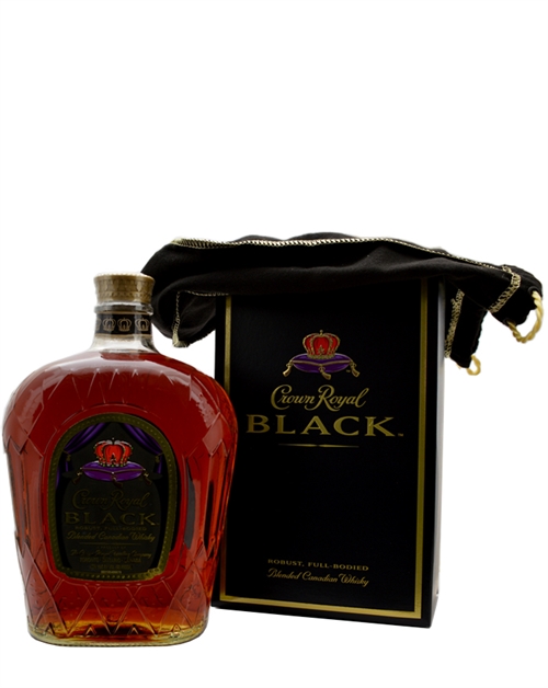 Crown Royal Black Robust Full Bodied Blended Canadian Whisky 100 cl 45%