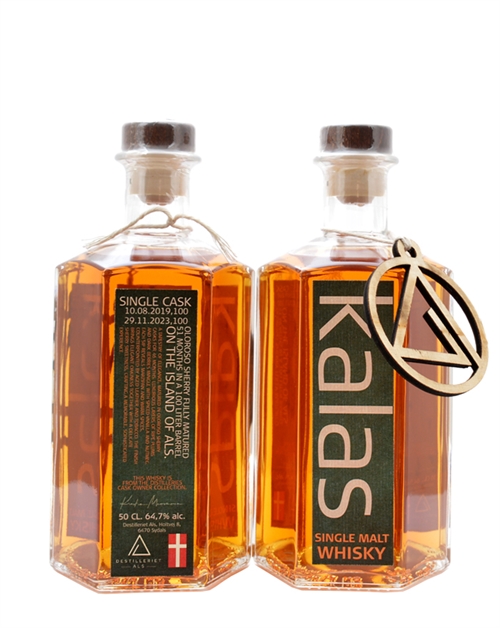 Destilleriet Als Kalas Single Cask Oloroso Sherry Matured Dansk Single Malt Whisky 50 cl 64,7%