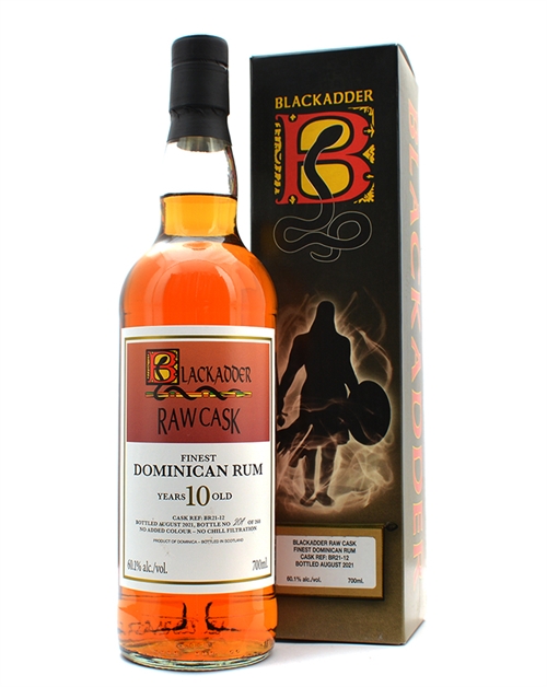 Dominican 2011/2021 Blackadder Raw Cask 10 år Finest Dominican Rom 70 cl 60,1%