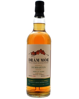 Dumbarton 23 år Dram Mor Lowland Single Grain Scotch Whisky 57,1%