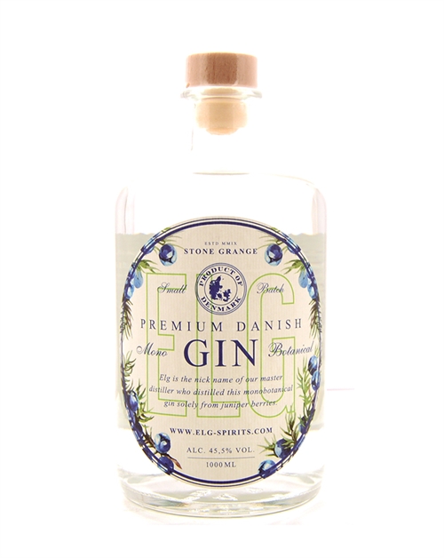 ELG Gin Mono Botanical Premium Danish Small Batch Gin 100 cl 45,5%