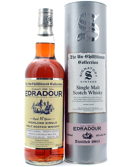 Edradour 2014/2024 Signatory The Un-Chillfiltered Collection 10 år Single Highland Malt 46%