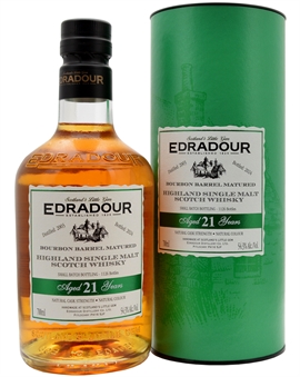 Edradour 2003/2024 Bourbon Barrel 21 år Highland Single Malt Scotch Whisky 70 cl 54,3%