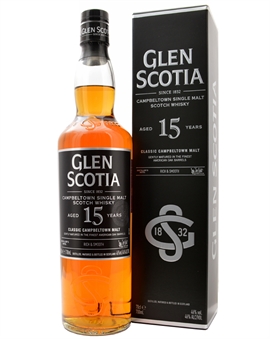 Glen Scotia 15 år Campbeltown Single Malt Whisky 46%