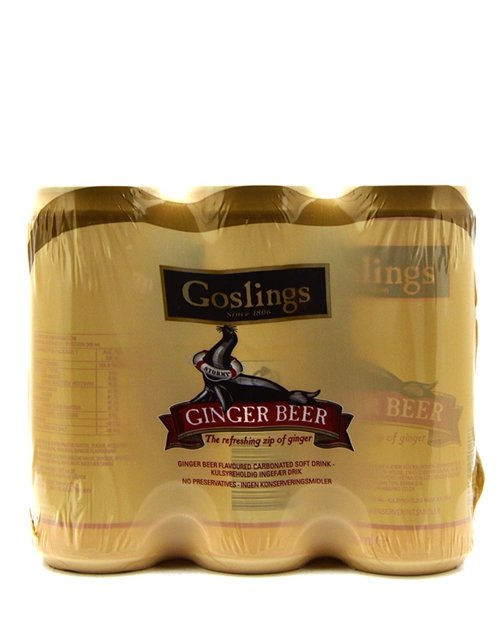 Goslings Ginger Beer dåser 6x33cl