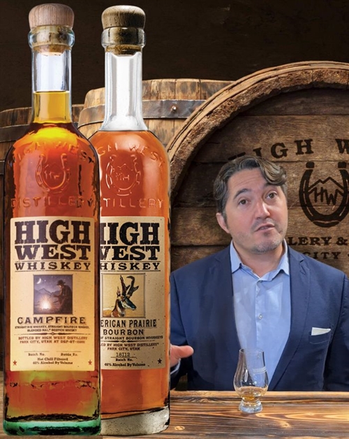 Michele Truvier som fortæller om High West Whiskey