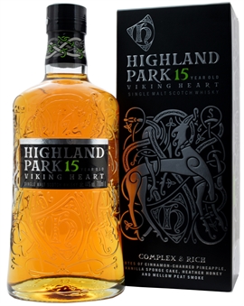 Highland Park 15 år Viking Heart Single Orkney Malt Scotch Whisky 44%