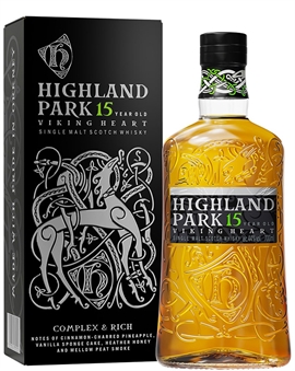 Highland Park 15 yr med Viking Heart Single Orkney Malt Whisky