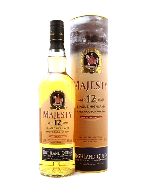 Highland Queen Majesty 12 år Single Highland Malt Scotch Whisky 40%