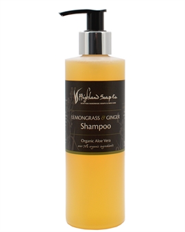 Highland Soap Co Lemongrass & Ginger Økologisk Aloe Vera Shampoo 250ml