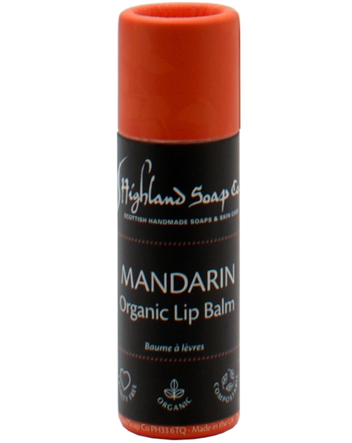 Highland Soap Co Mandarin Økologisk Læbepomade 12ml