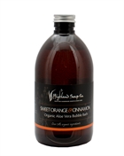 Highland Soap Co Sweet Orange & Cinnamon Økologisk Aloe Vera Bubble Bath 500 ml