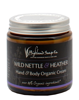 Highland Soap Co Wild Nettle & Heather Hand & Body Økologisk Creme 120 ml