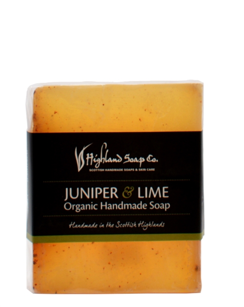 Highland Soap Co Juniper & Lime Organic Håndlavet Sæbeblok 150g