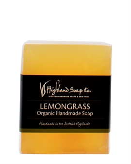 Highland Soap Co Lemongrass Organic Handmade Sæbeblok 150g