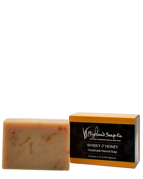 Highland Soap Co. Whisky & Honey Håndlavet Naturlig Sæbeblok 190g