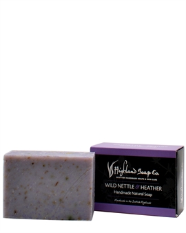 Highland Soap Co. Wild Nettle & Heather Håndlavet Naturlig Sæbeblok 190g