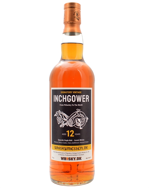 Inchgower 12 år Whiskymesse Malten 2025 Signatory Vintage Speyside Single Malt Scotch Whisky 70 cl 48,2%