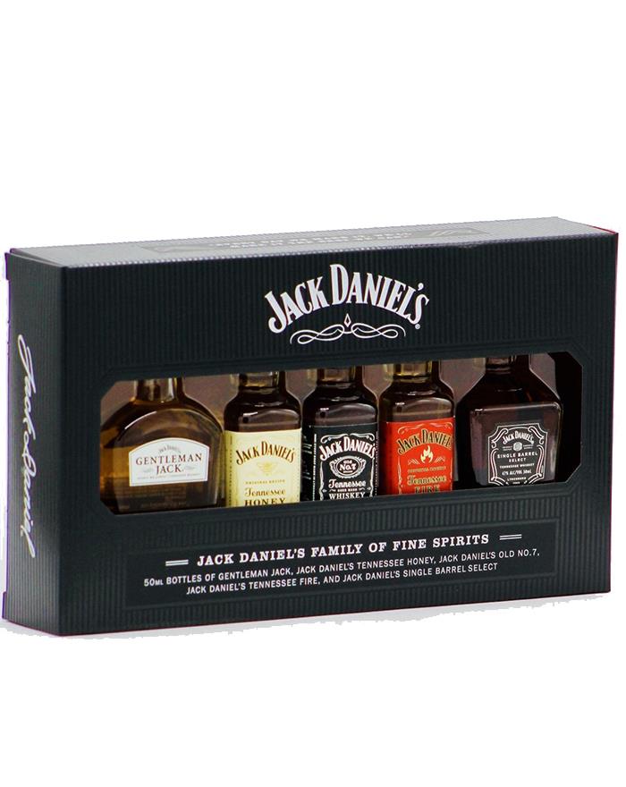 Køb Jack Daniel's Family of Fine Spirits 5x5 cl» Fri Fragt*