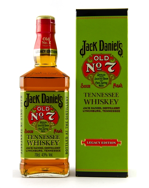 Jack Daniels Old No 7 Legacy Edition no. 1 Tennessee Whiskey Sour Mash 43%