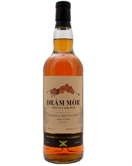 A Secret Jamaican Destilleri 11 år Dram Mor Single Cask Rom 70 cl 53,2%