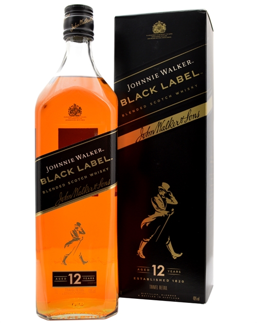 Johnnie Walker Black Label 12 år Blended Scotch Whisky 100 cl 40%