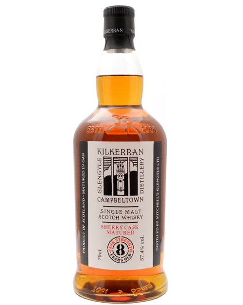 Kilkerran Glengyle 8 år Sherry Cask Matured Single Campbeltown Malt Scotch Whisky 70 cl 57,4%