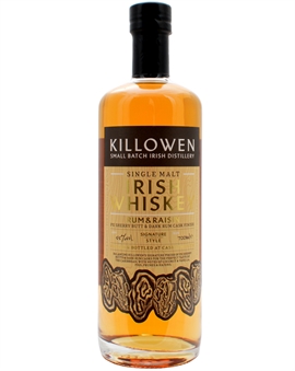 Killowen Rum & Raisin Single Malt Irish Whiskey 70 cl 55%