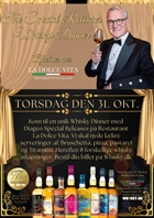 The Special Releases Whisky Dinner kl.18.00 i Odense Torsdag 31. oktober 2024 MEDBRING ORDREKOPI