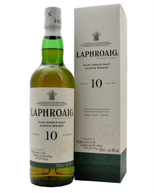 Laphroaig 10 år The Original One Islay Single Malt Scotch Whisky 40%