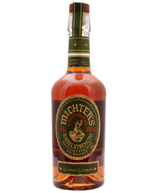 Michters Barrel Strength 111 Proof Kentucky Straight Rye Whiskey 70 cl 55,5%