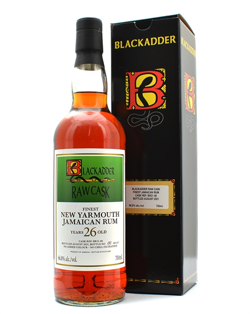 New Yarmouth 1994/2021 Blackadder Raw Cask 26 år Jamaican Rom 70 cl 66,8%