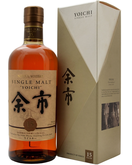 Nikka Yoichi 15 år Single Malt Japanese Whisky 70 cl 45%