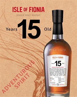 Isle of Fionia Adventurous Spirit 15 år Nyborg Distillery Organic Single Malt Danish Whisky 47,3%