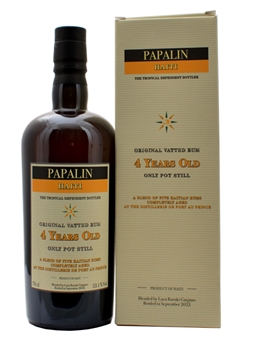 Papalin Haiti Original Vatted 4 år Pot Still Rom 70 cl 53,1%