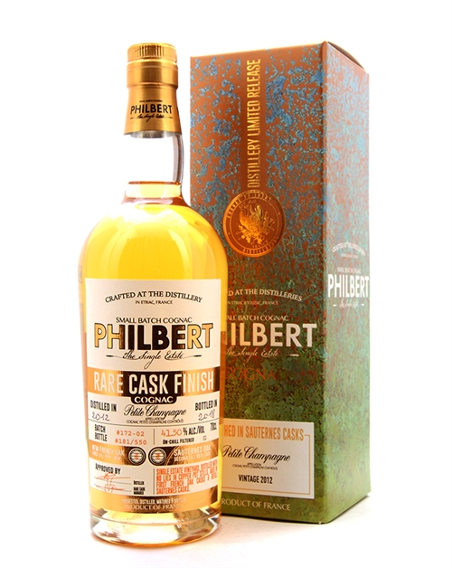 Philbert Sauternes 2012/2018 Rare Cask Finish 7 år Single Estate Fransk Cognac 70 cl 41,5%