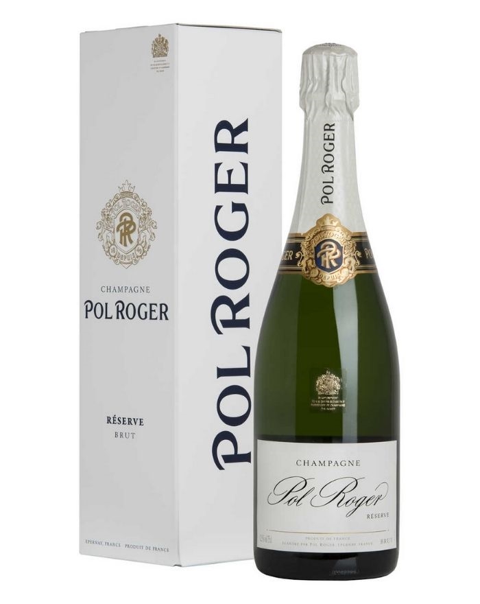 Kob Pol Roger Champagne Brut Reserve 75 Cl Fri Fragt